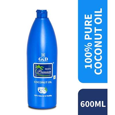 GKD's Premium Pure Coconut Hair Oil 600 ml - Hair Oils