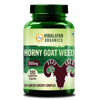 Himalayan Organics Horny Goat Weed 800 mg Vegetarian capsule 120's - Hair & Skin