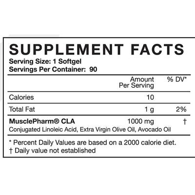 MusclePharm CLA Softgels 90's - General Health