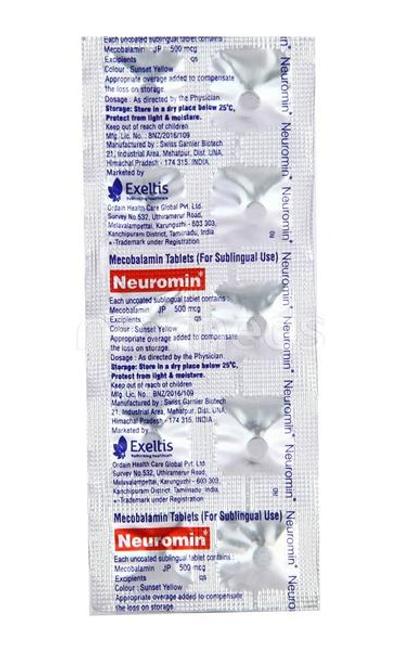 Neuromin Tablet 10'S - Nootropics And Neurotrophics