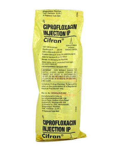 Cifran Infusion 100ml - Bacterial Infections-Qui