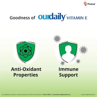 OurDaily Vitamin E Softgel Capsule 120's - Multi-Vitamins