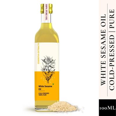 Essentia Extracts Pure Cold Pressed Oil - White Sesame 100 ml - Massage Oils