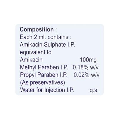 MIKA 100mg Injection 2ml - Bacterial Infections-Ami