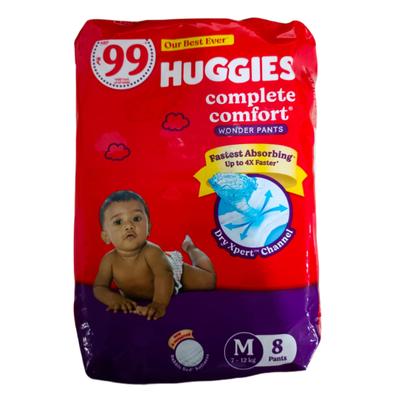 Huggies Complete Comfort Wonder Diaper Pants (M) 8's - Diapers & Wipes