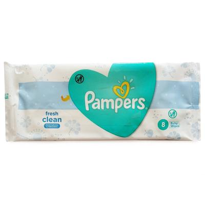 Pampers Baby Wipes 8's - Diapers & Wipes