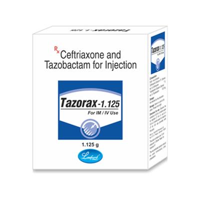 TAZORAX 1.125mg Injection 20ml - Bacterial Infections-Cep