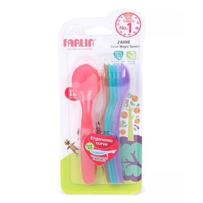 Farlin J'aime Color Magic Spoon Set (12 months+) - 7's - Feeding & Nursing