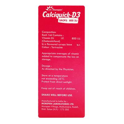 CALCIQUICK D3 Drops 15ml - Supplements-Cal