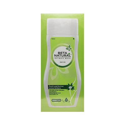 Beta Natural Intimate Wash - Fresh and Active Lemon Verbena 100 ml - Intimate Care