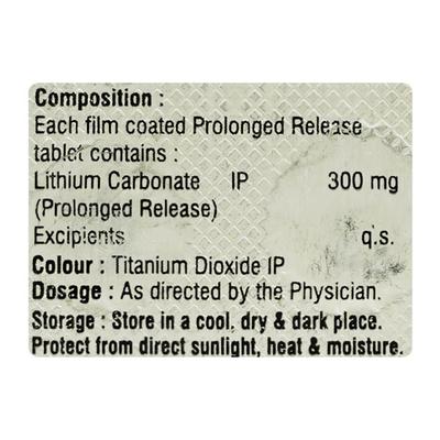 LI SR 300 Tablet 15's - Depression-Ant