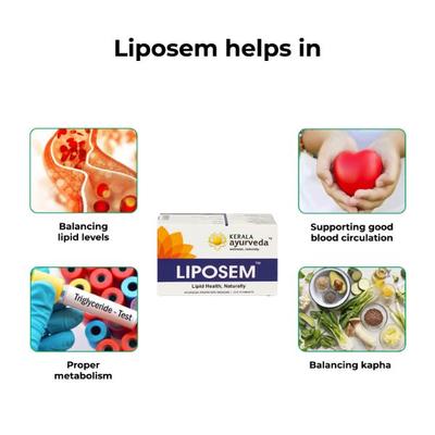 Kerala Ayurveda Liposem Tablet (Pack of 10 x 10's) - Speciality Medicines