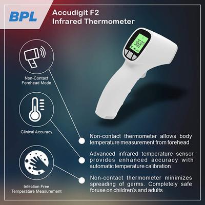 BPL AccuDigit Non Contact Infrared Thermometer - Health Monitors And Equipment