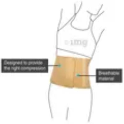 Vissco Abdominal Belts 8 Inches (L) (0501) - Back/Abdomen Supports