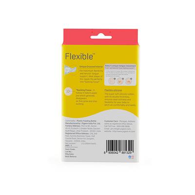 Pigeon Flexible 4+ Months PP Feeding Bottle (Pack of 2 x 200 ml) 1's - Feeding & Nursing