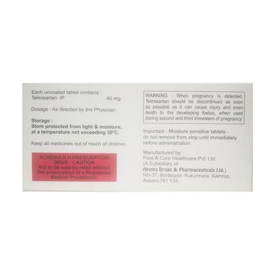 LIOTEL 40 Tablet 10's - Hypertension-Ana