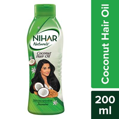 Nihar Naturals Coconut Hair Oil - Jasmine 200 ml - Hair Oils
