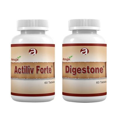 Anuja Actiliv Forte Tablet 60's & Anuja Digestone Tablet 60's (Combo Pack) 1's - Speciality Medicines