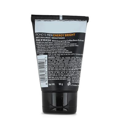 POND'S Men Energy Bright Face Wash - Coffee Bean Extracts 50 gm - Face Wash & Cleansers