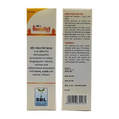 SBL Burn-Rel Spray 50 ml - Speciality Medicine