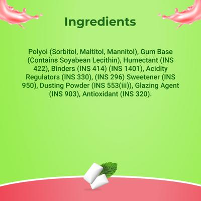 Wrigley's Orbit Chewing Gum (Sugar Free) - Raw Mango 22gm - Nutritional Bars