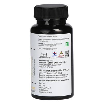 PAX Naturals Biotin 10000 mcg Tablet 90's - Hair & Skin
