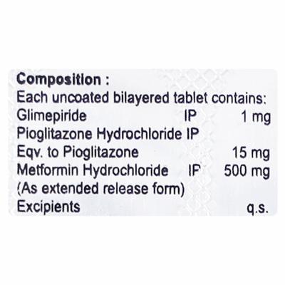 ENDOGLIM MP1 Tablet 10's - Diabetes-Ant