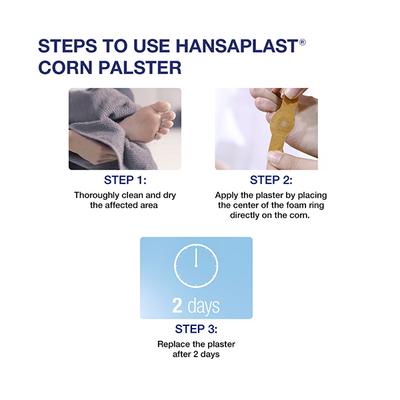 Hansaplast Corn Plaster Strips 4's - Bandages