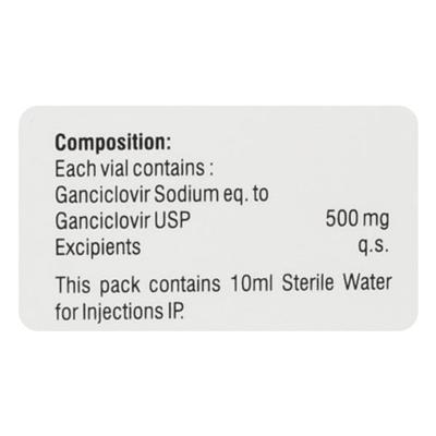 GAVIR 500 Injection 1's - Viral infections-Ant