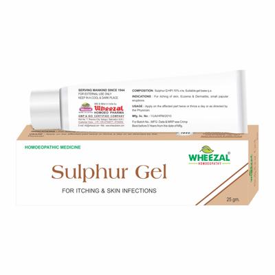 Wheezal Sulphur Gel 25 g - Speciality Medicine