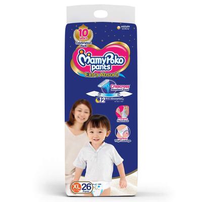 MamyPoko Pants Extra Absorb (XL) 26's - Diapers & Wipes