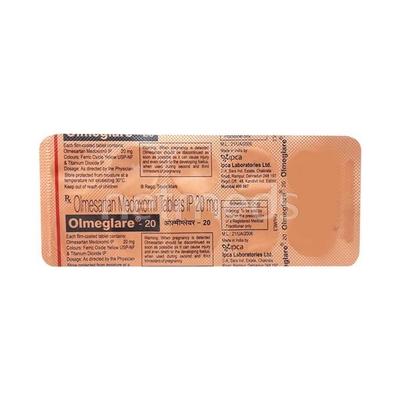 Olmeglare 20mg Tablet 10'S - Hypertension-Ang