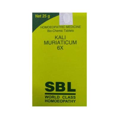 SBL Kali Muriaticum 6X Tablet 450 gm - Triturations (Homeo Tablets)