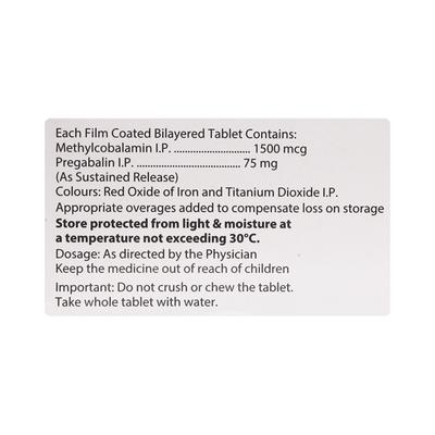 NURODAY P SR + Tablet 10's - Neuropathic Pain-Dru