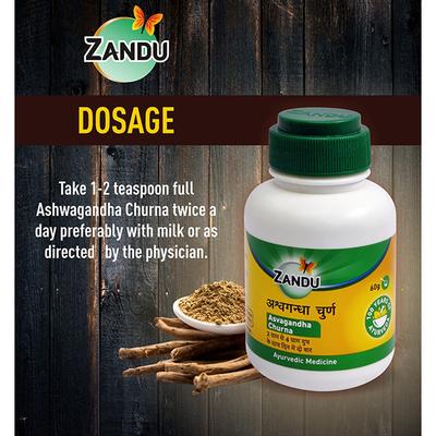 Zandu Asvagandha Churna 60 gm - Speciality Medicines