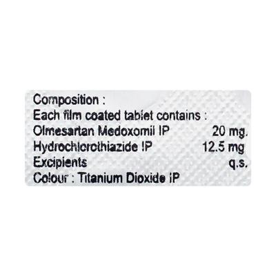 Olzox H 20mg Tablet 10'S - Hypertension-Ang
