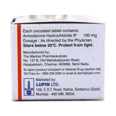 Amipace 100mg Tablet 10'S - Arrhythmiasis