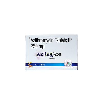 AZITAG 250 Tablet 10's - Bacterial Infections-Mac
