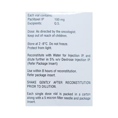 PACLIAQUALIP 100 Injection 1's - Cancer Oncology-Cyt
