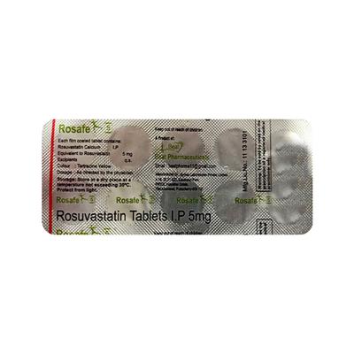 ROSAFE 5 Tablet 10's - High Cholesterol-Dys