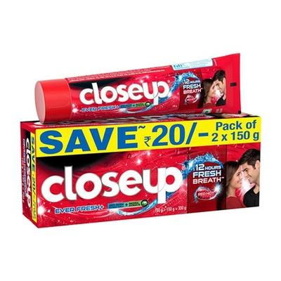 Close Up Red Hot Toothpaste (150 + 150 gm) - Toothpaste