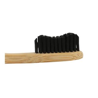 Purganics Bamboo Medium Toothbrush Adult - Black - Toothbrushes