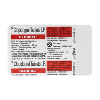 CLODREL Tablet 15's (N) - Blood Clot-Ant