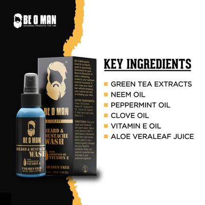 Beoman Beard and Mustache Wash - Eterny 100 ml - Beard Wash