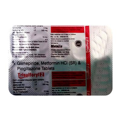 TRISULFORYL 2 Tablet 10's - Diabetes-Ant