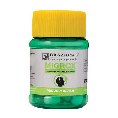 Dr.Vaidya's Migrox Capsule (Pack of 2 x 30's) - Speciality Medicines