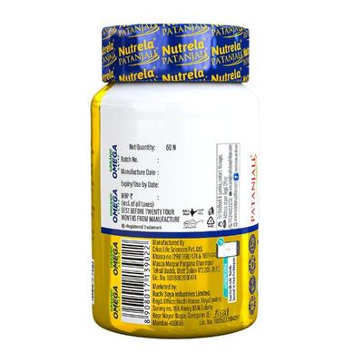 Patanjali Nutrela Organic Omega 3,6,7,9 Veg. Soft Gel Capsule 30's - Omega Fish Oil Fatty Acids