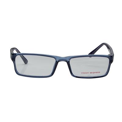 Vision Express 29333 Blue Rectangle Eyeglasses (Including UV Blue Lens) 1's - Wearables Eye Glasses