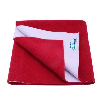 Cozymat Waterproof Bed Protector (L) - Maroon - Baby Bedding