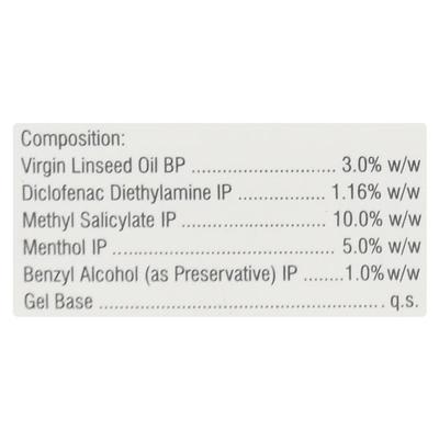 Muscoflex 1.16% Gel 30gm - Pain relief-Nsa